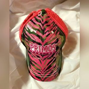 Girl's Primos Hunting Camo Cap Youth Pink Trucker Hat Adjustable Strap